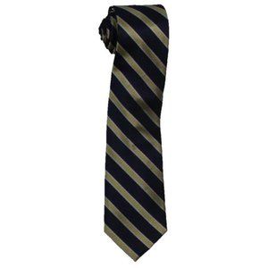 NWT Tommy Hilfiger Bedford Silk blend Professional Neck Tie Navy/yellow